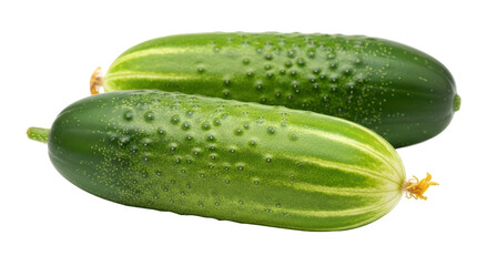 Isolated Cucumbers