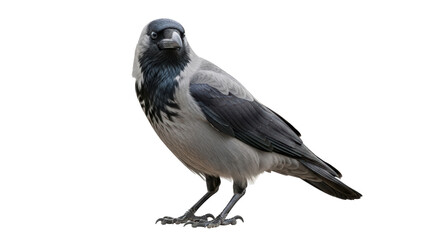 Isolated Hooded Crow