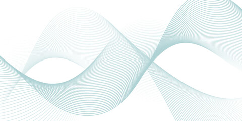 Vector abstract background with dynamic blue waves.