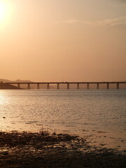 Fototapeta premium sunset on the beach