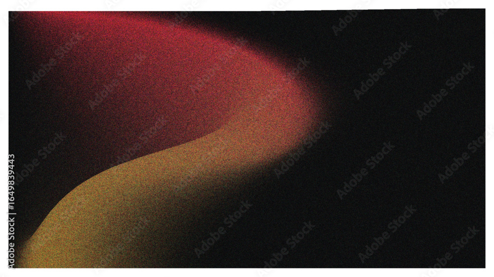 Poster gradient of red and yellow light on a dark background, creating a sense of depth and mystery for cre