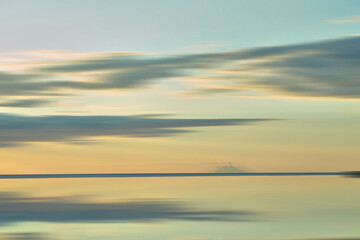 Tranquil Seascape at Sunset
