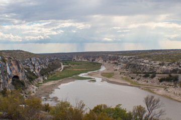 Obraz premium Pecos River, SW Texas