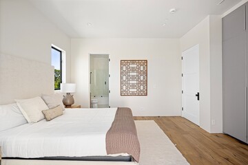 Stunning Indoor-Outdoor Estate with Lush Landscaping and Contemporary Finishes