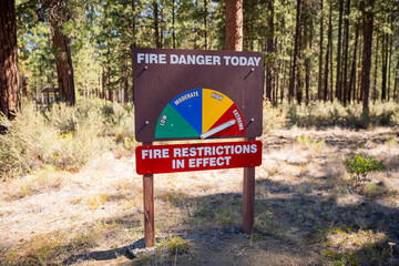 Extreme Fire Danger Sign