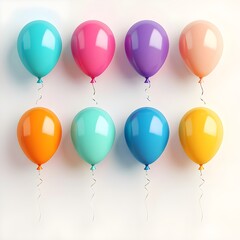 Colorful Balloons for Party and Celebration