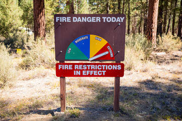 Extreme Fire Danger Sign