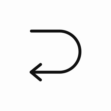 return left icon sign vector