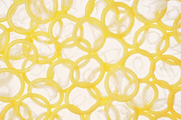 Condoms, Close Up. If worn correctly Condoms offer an effective method of birth control. They also...