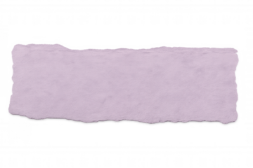 Torn purple paper strip revealing transparent layer, ideal for graphic design layouts and creative compositions