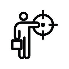focus outline icon vector design good for web or mobile app
