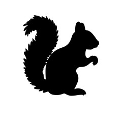 Squirrel silhouette