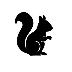 Squirrel silhouette