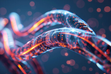 Quantum Internet Cables with Entangled Photons in Fiber Optic Network for Secure Data Transmission