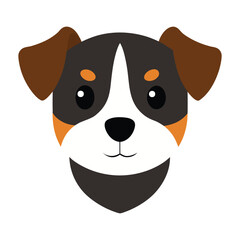 Dog Head animal Vector art