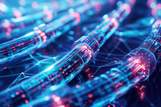 Quantum Internet Cables with Entangled Photons in Fiber Optic Network for Secure Data Transmission