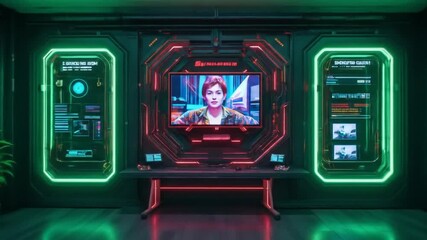 General view of a gamer's home workplace with a computer gamepad. 4k video - Powered by Adobe