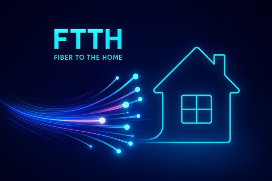 Fiber to the Home FTTH Internet Connection architecture full form internet connection technology broadband network