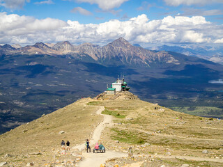 Whistlers Peak and Trident Range, Jasper NP, Canada