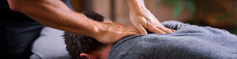 Chiropractor Adjusting Patient’s Spine
