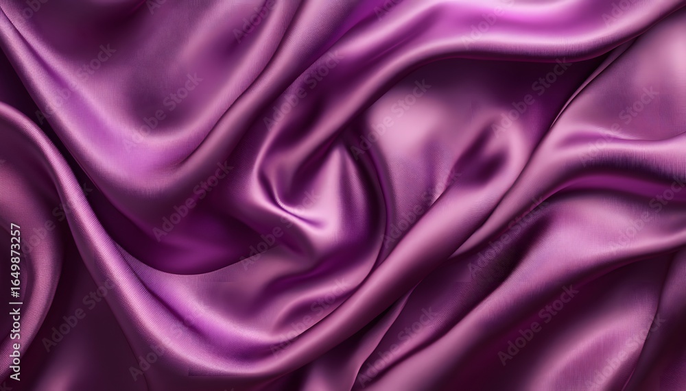 Poster this image shows a close-up of luxurious satin fabric draped and folded, creating a dynamic backgrou