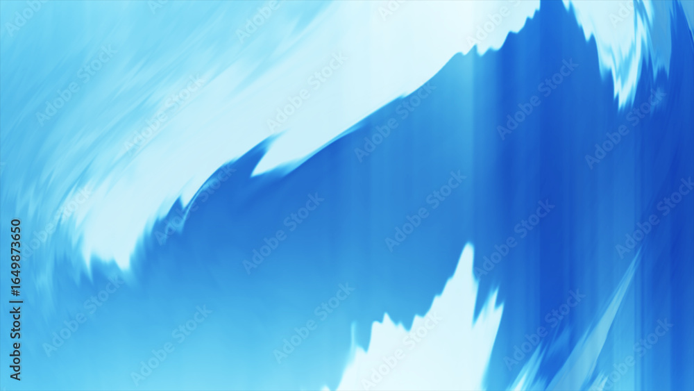 Poster abstract blue gradient 4k animation, soft stripes motion background design element.