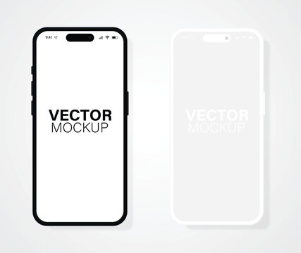 Mobile phone templates Designs similar to iphone mockup illustration