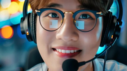 Gamer's Gaze: The image portrays a close-up view of a focused individual immersed in the gaming world, illuminated by the screen's glow, showcasing concentration and passion.