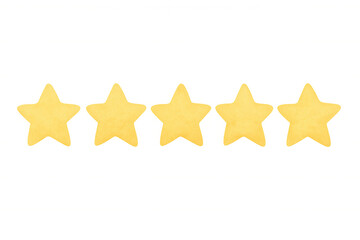 Obraz premium Golden stars gleaming against transparent backdrop, representing top-tier rating and exceptional quality performance