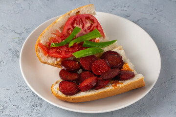 Sucuk Ekmek / Sausage in Bread