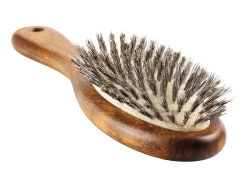 Brushing techniques for pets home grooming tools indoor close-up