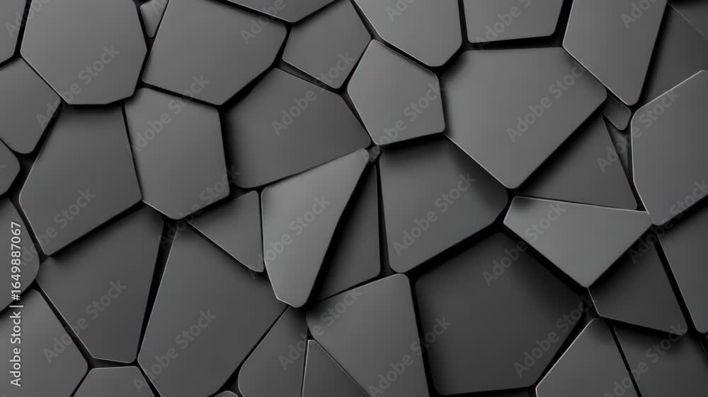 Poster geometric mosaic: a contemporary perspective showcasing a fragmented mosaic design, seamlessly blend