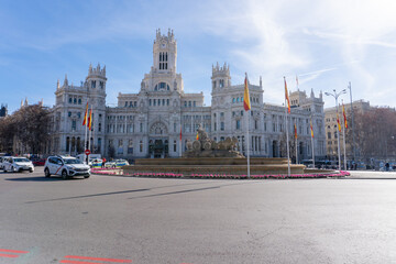City Hall: A majestic City Hall stands tall against a clear blue sky, its elegant architecture and historical presence capturing the essence of civic pride.