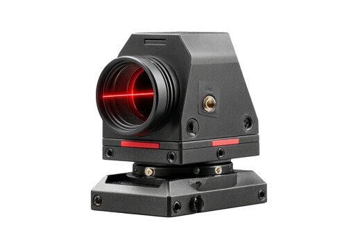 Laser System Training Trajectory Adjustment Isolated on Transparent Background