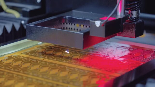 FPC flexible circuit board production and testing automated production process