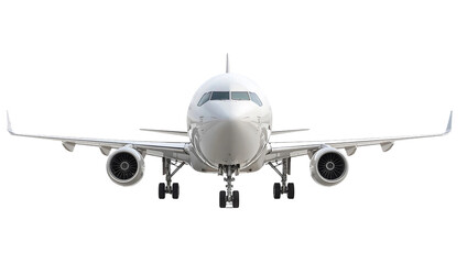 Front View of Commercial Airplane
