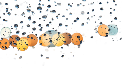 Realistic water drops drops condensation on the window transparent water drop Abstract water drops b