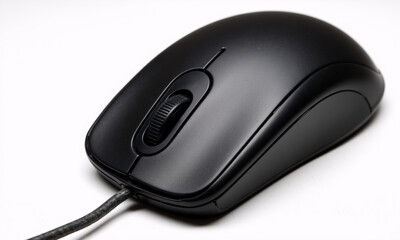 black computer mouse