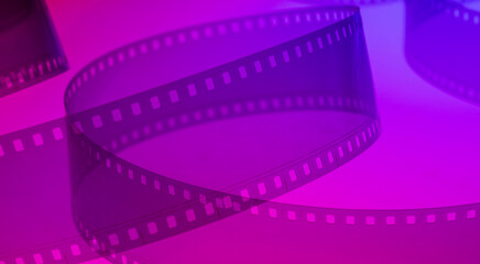 Obraz premium abstract cinematic background with film strip