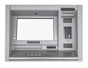 Modern ATM machine ready for transactions offering convenient cash access and financial services