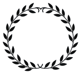 PNG Wreath line white background pattern.