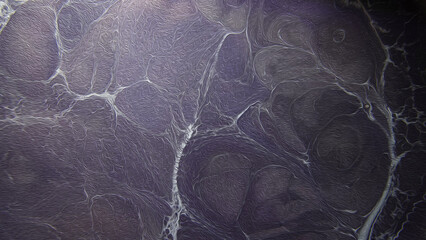 Abstrakcja powstała na powierzchni farby w pojemniku © tomo81