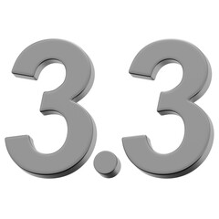 3D Chrome 3.3 Sale Icon