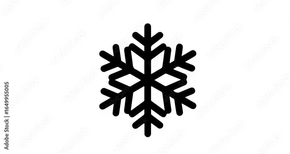 Poster object downloadable vector snowflake design for winter holiday christmas and new year graphic design