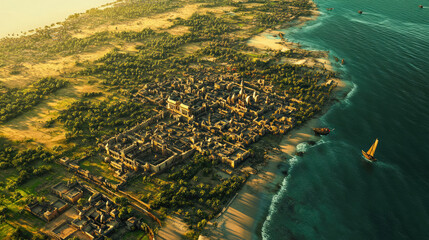 A detailed map showing the unique geography of Daman and Diu