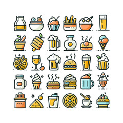 Food & Drinks Icons set
