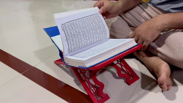 Sitting Comfortably for Spiritual Study Quran 