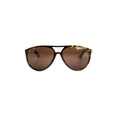 Fototapeta premium Tortoiseshell Sunglasses with Dark Brown Lenses on Transparent Background