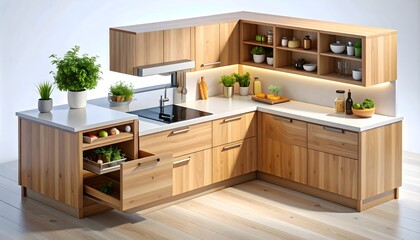 Fototapeta premium Macro detail of B3 workspace