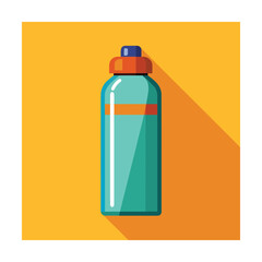 Water Bottle Icon of Tall Reusable Bottle